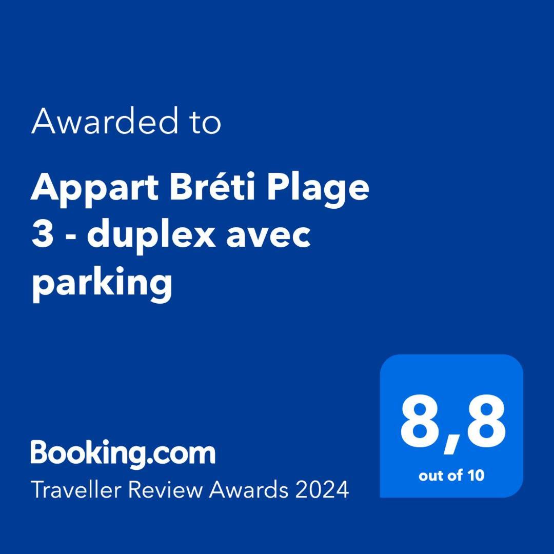 Appart Breti Plage 3 - Duplex Avec Parking Brétignolles-sur-Mer Eksteriør bilde